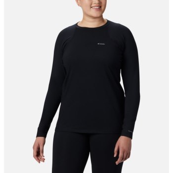 Columbia Ženske Majice S Kapuljačom - Midweight Stretch Long Sleeve Plus Size Crne | YSMP-56789